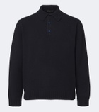 Saman Amel Sander cashmere polo sweater