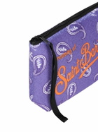 MC2 Saint Barth Aline Pochette With Purple Paisley Print