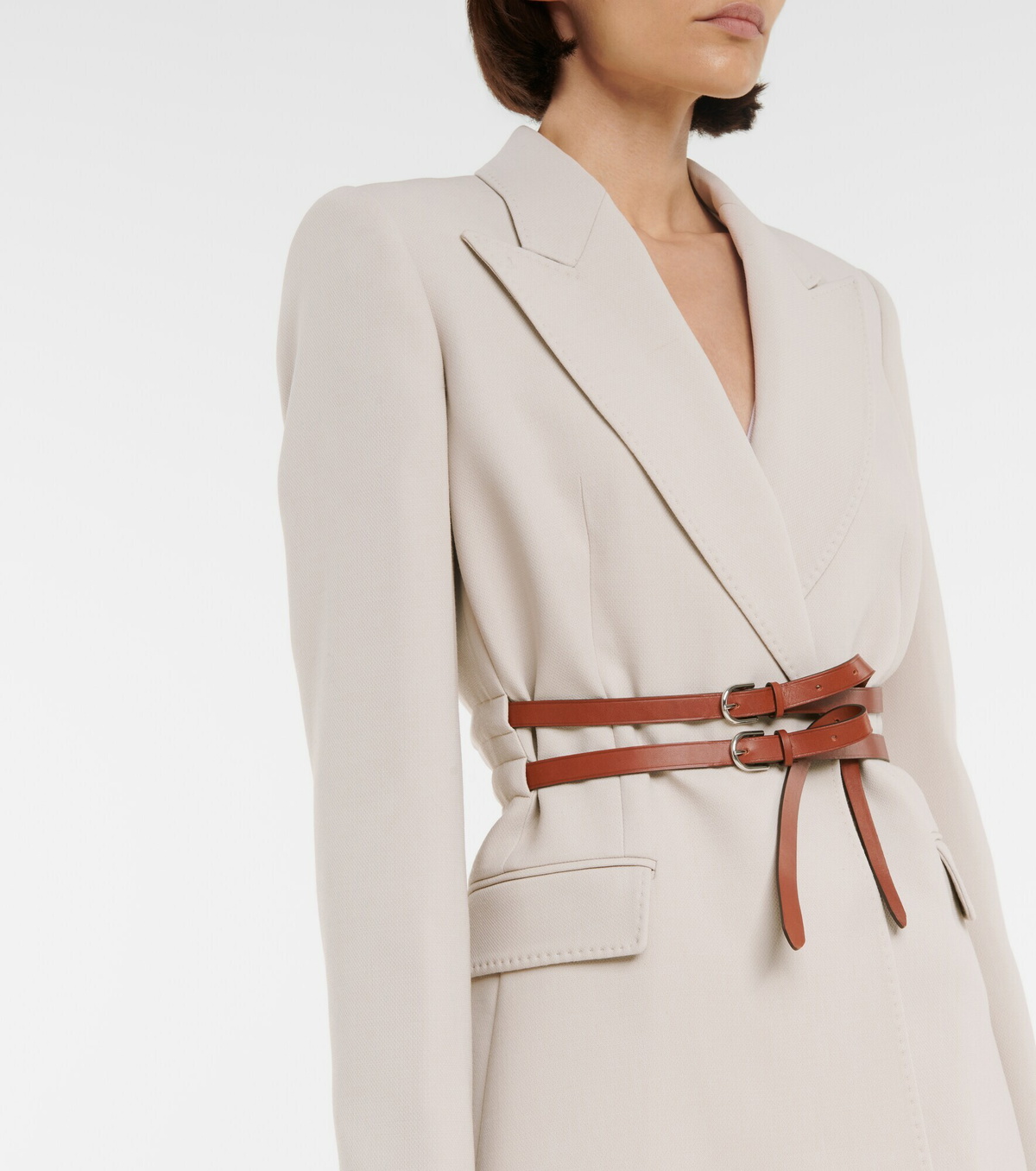 Gabriela Hearst - Daniel belted wool crêpe blazer Gabriela Hearst