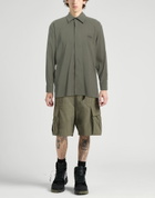 Msgm Mens Shirt Military in Green