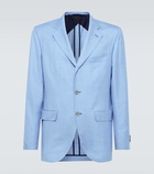 Brioni Silk, cashmere, and linen blazer