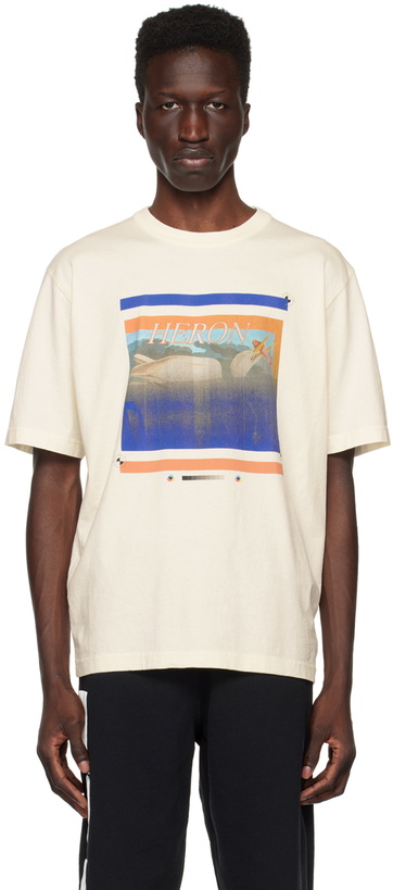 Photo: Heron Preston White Misprinted T-Shirt