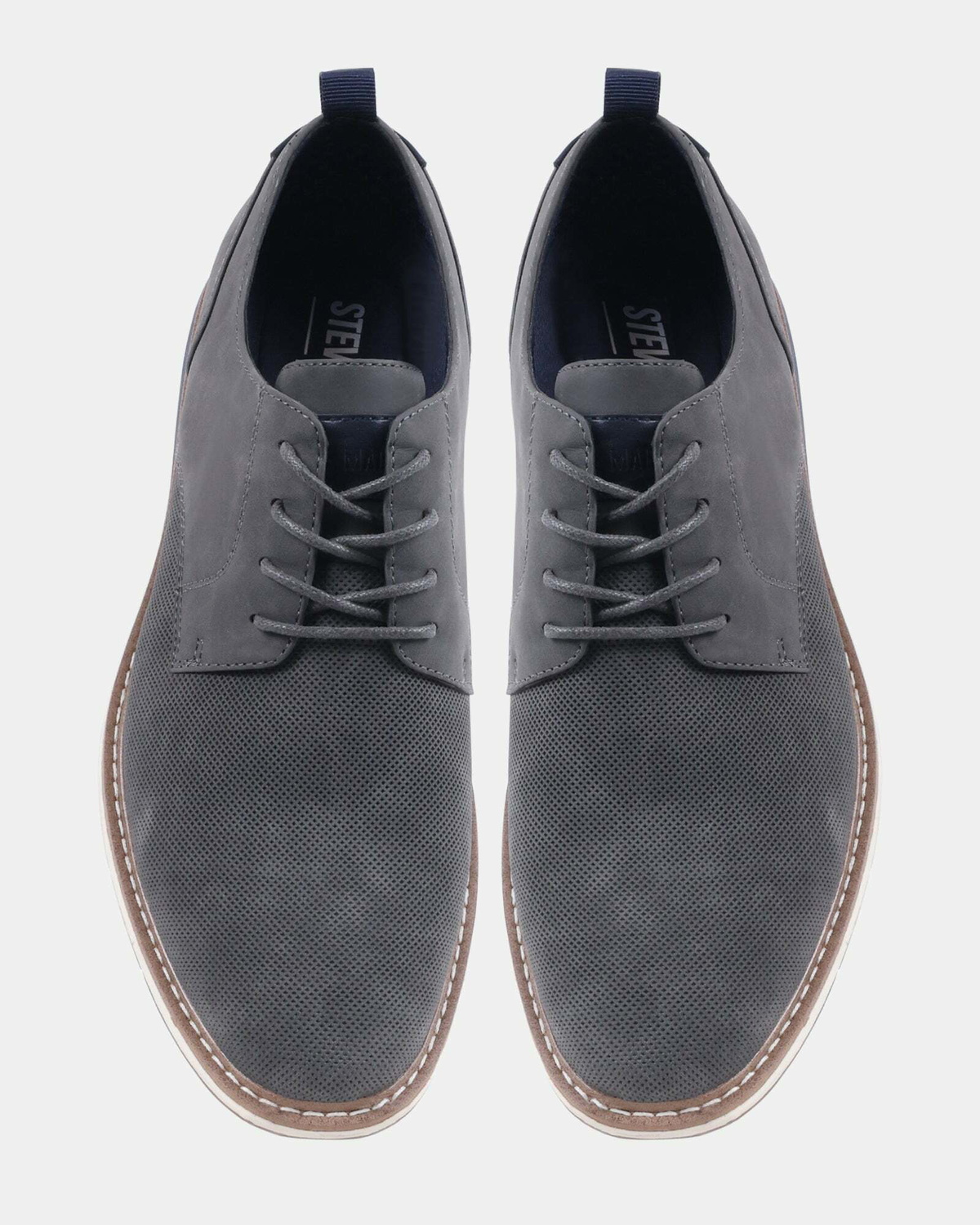 Steve Madden Bradock Casual Shoes in Grey Nubuck