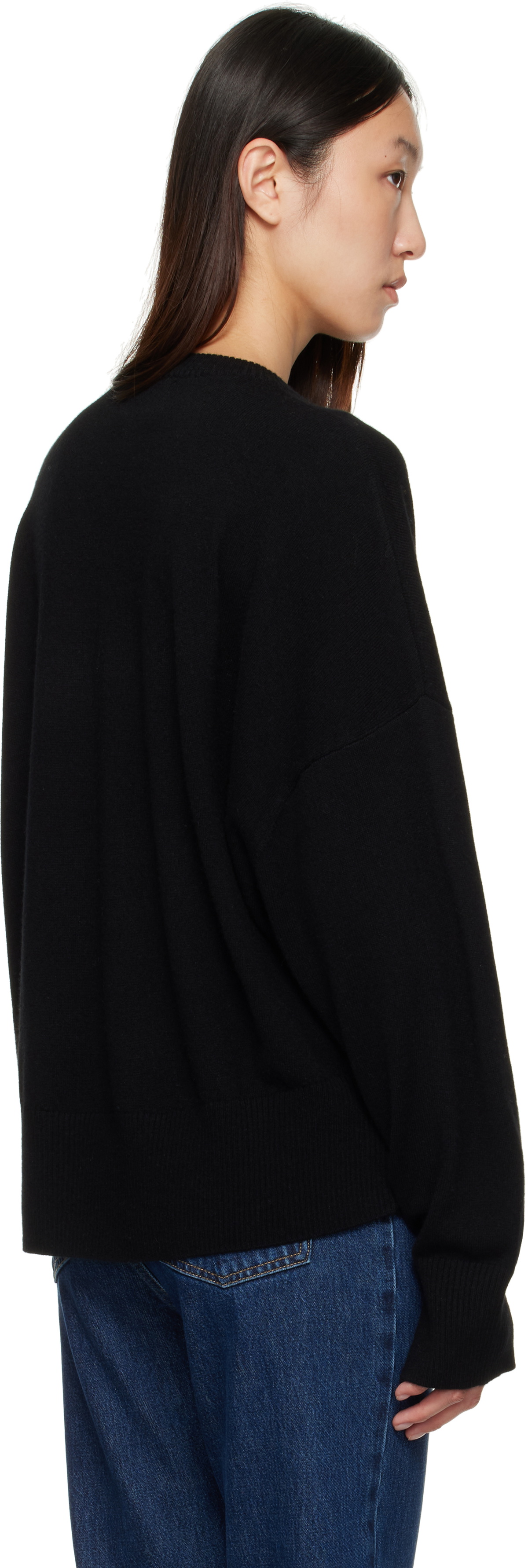 Loulou de Saison Black Anaa Cashmere Sweater