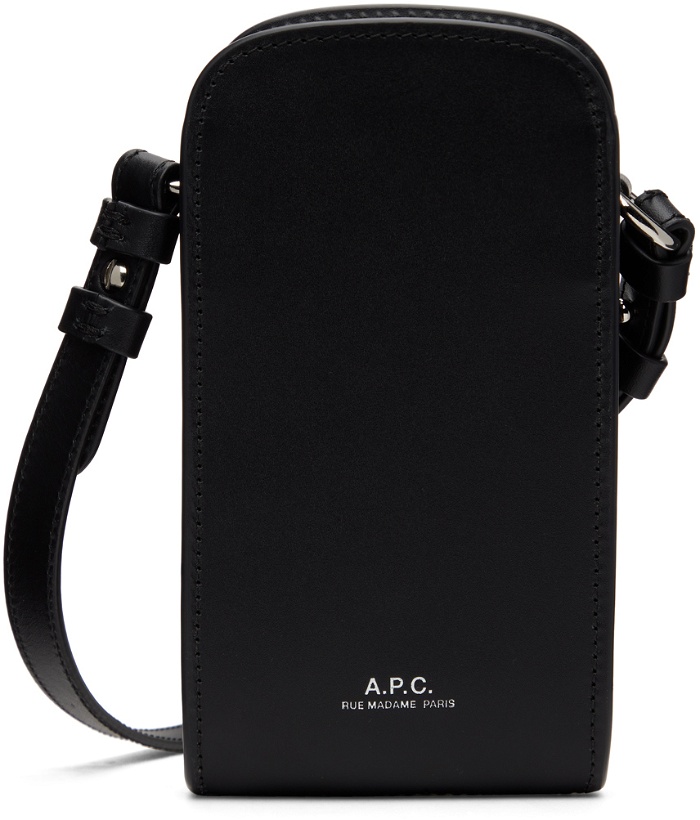Photo: A.P.C. Black Crossbody Bag