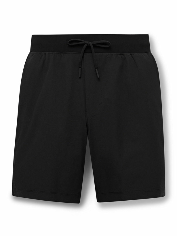 Photo: Lululemon - Zeroed In 7” Straight-Leg Recycled-Swift™ Drawstring Shorts - Black