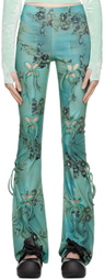 J.Kim Green Printed Lounge Pants