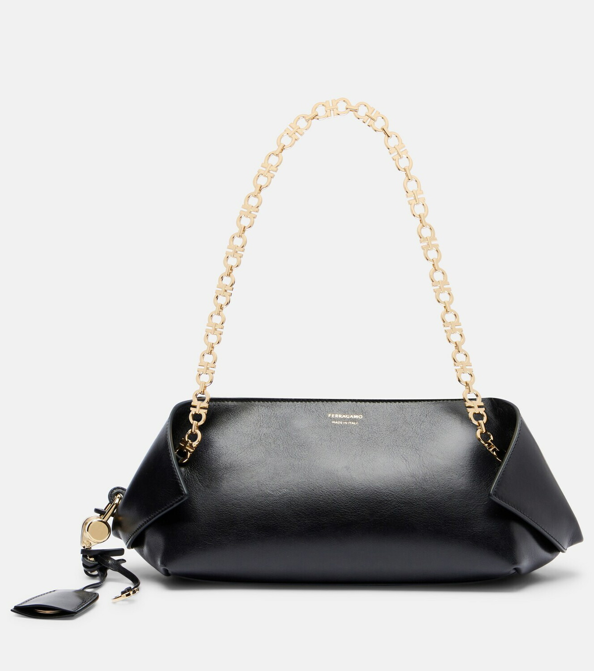 Ferragamo Scarf Small leather shoulder bag