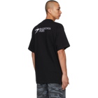 Balenciaga Black Corporate Medium Fit T-Shirt
