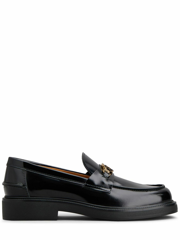 Photo: TOD'S 20mm Leather Chain Loafers