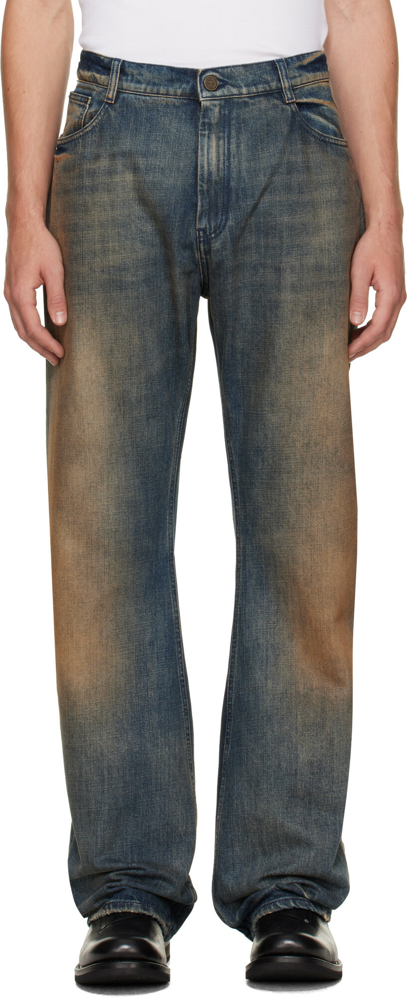 VETEMENTS Blue O-Leg Jeans