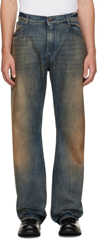 Photo: VETEMENTS Blue O-Leg Jeans