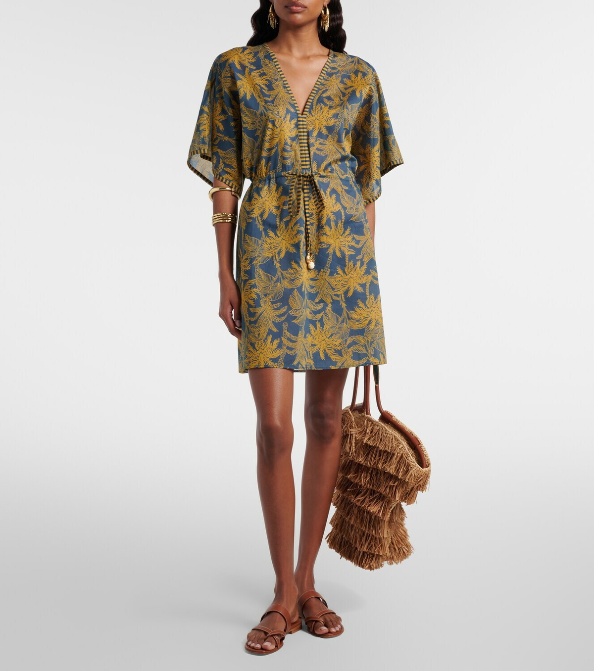Eres Peninsule cotton voile minidress