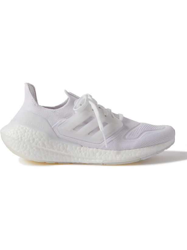 Photo: adidas Sport - Ultraboost 22 Rubber-Trimmed Primeknit Sneakers - White