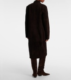 Staud Sabine suede coat
