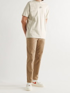 NIKE - Logo-Print Mélange Cotton-Blend Jersey T-Shirt - Gray