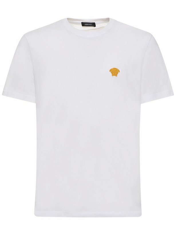 Photo: VERSACE - Medusa Cotton Jersey T-shirt