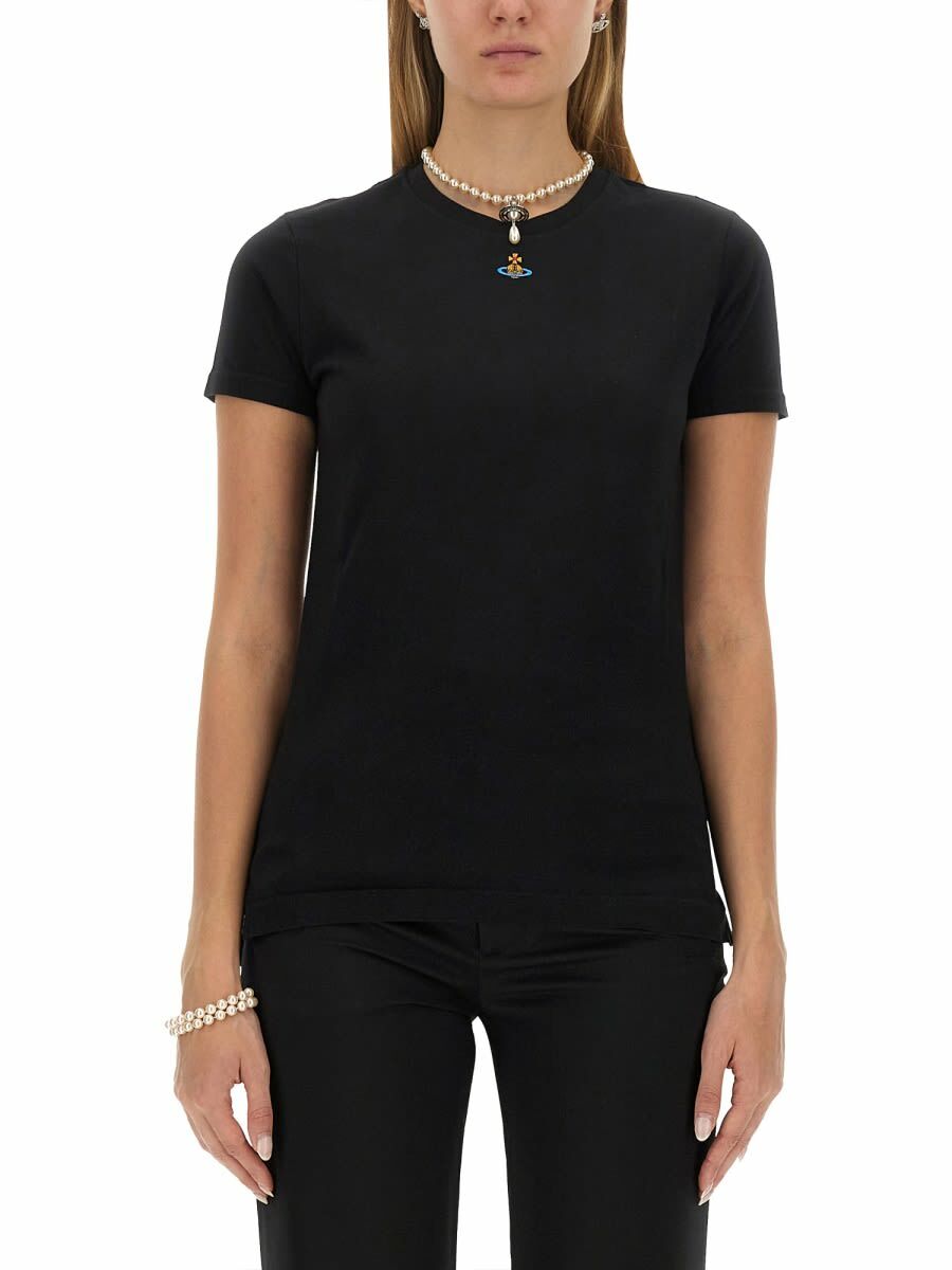 Vivienne Westwood - Cotton crew-neck T-shirt black - The Corner