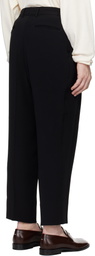 RAINMAKER KYOTO Black Shirring Trousers