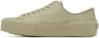Jil Sander Green Low-Top Sneakers