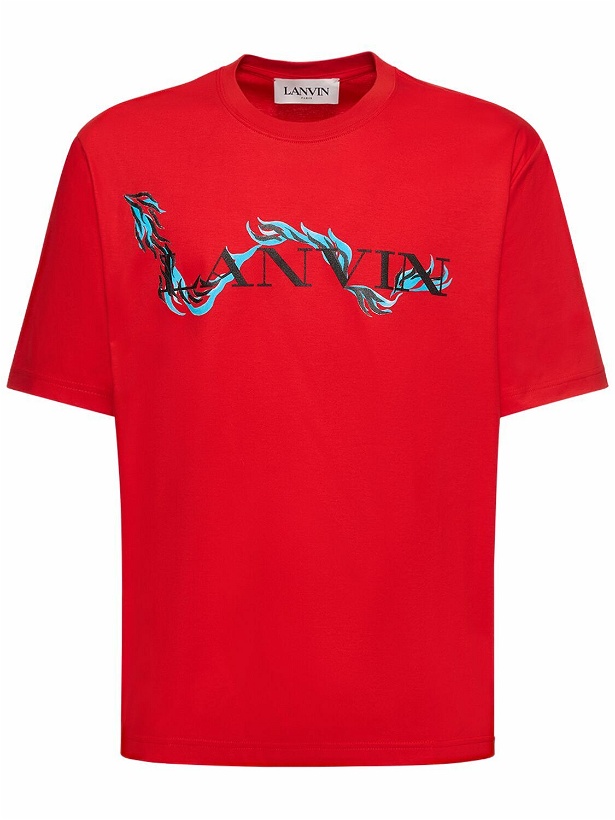 Photo: LANVIN - Chinese New Year Oversize Cotton T-shirt
