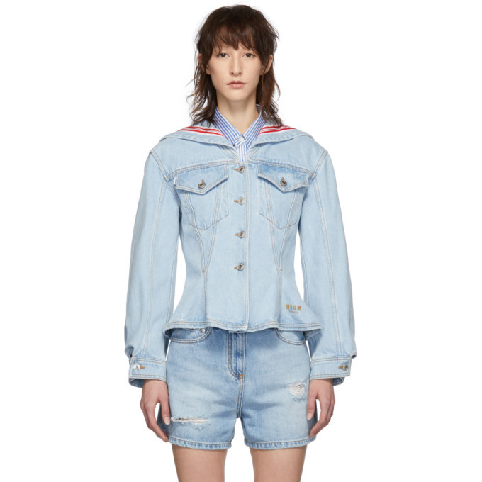 Msgm denim outlet jacket