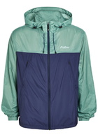 Malbon Caribe Logo Hooded Shell Jacket Green