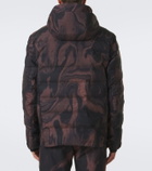 Aztech Mountain Nuke printed hooded down ski jacket