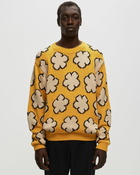 Kenzo All Over Boke Flower Jumper Yellow - Mens - Pullovers