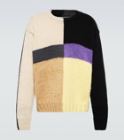 Jil Sander - Colorblocked crewneck sweater
