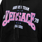 Versace Women's Pull Over Logo Hoodie in Multi