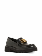 VALENTINO GARAVANI - 15mm Vlogo Brushed Leather Loafers