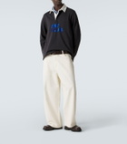 JW Anderson Art Club cotton jersey polo shirt
