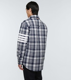 Thom Browne - Checked cotton shirt jacket