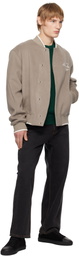 Axel Arigato Beige 'Chateau Axel' Bomber Jacket