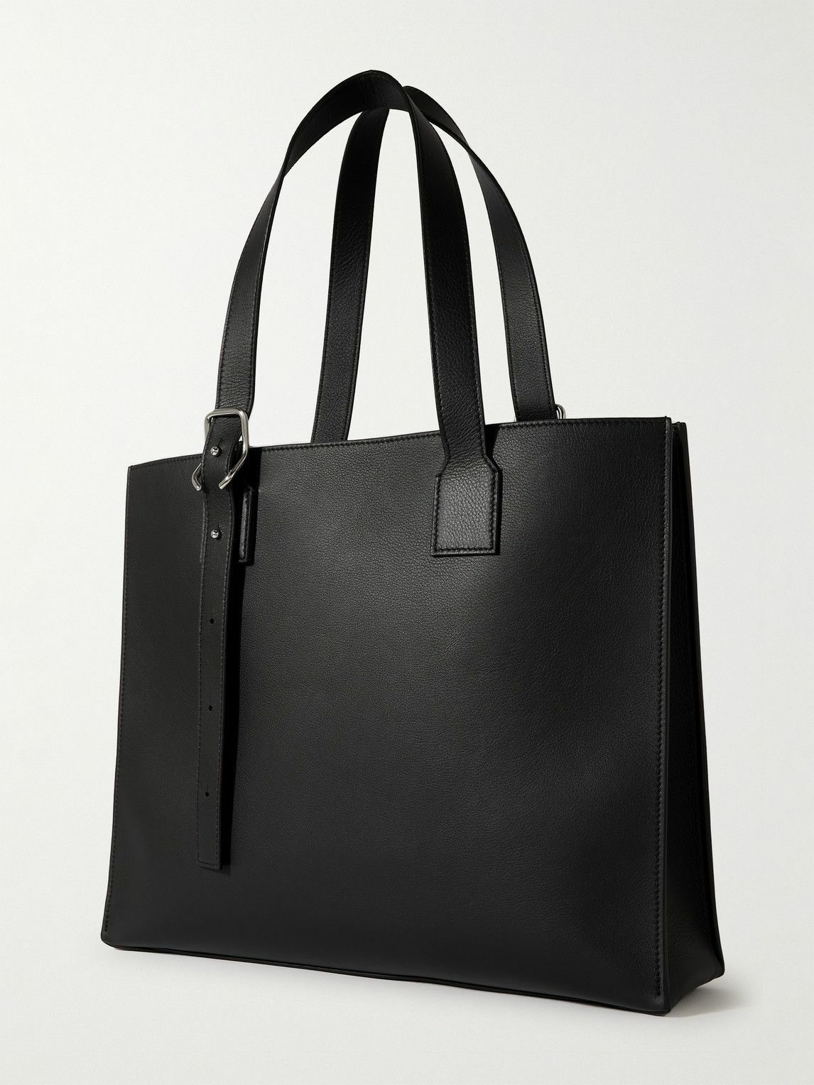 Loewe - Logo-Debossed Full-Grain Leather Tote Bag Loewe