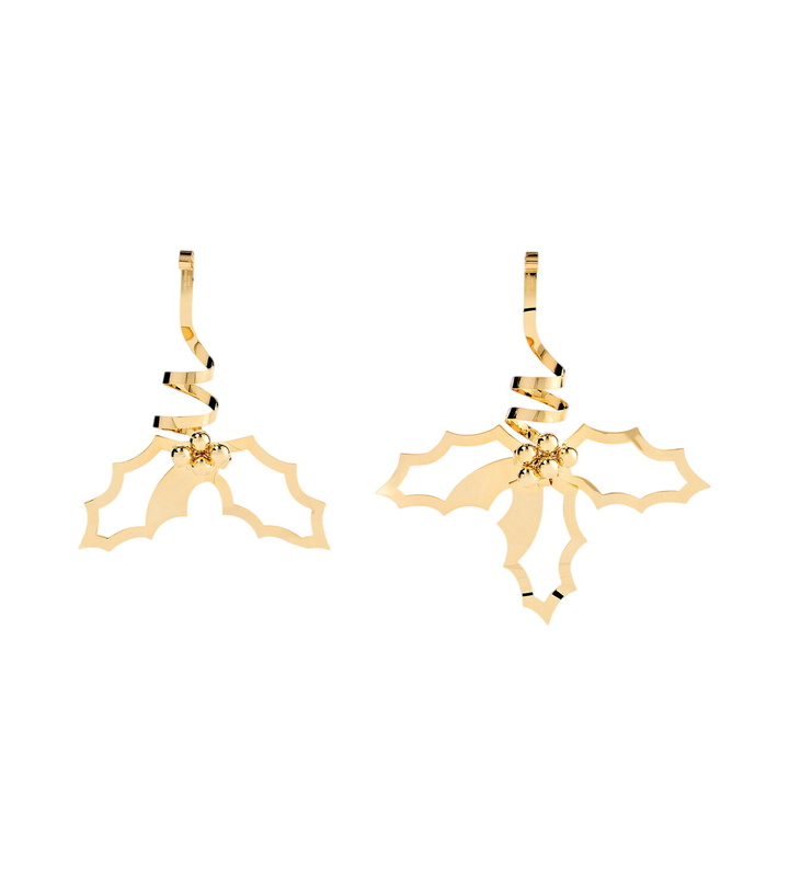 Photo: Georg Jensen Set of 2 18kt gold-plated stainless steel ornaments