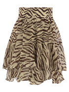 MC2 Saint Barth Eivissa - Miniskirt With Ruffles