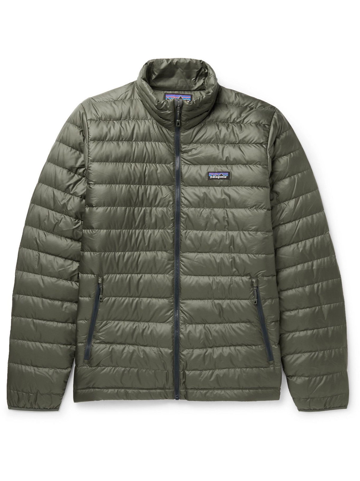 Photo: Patagonia - Quilted DWR-Coated Ripstop Shell Down Jacket - Green