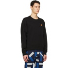 Kenzo Black Tiger Crest Sweatshirt