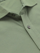 Ralph Lauren Purple label - Cotton-Piqué Shirt - Green