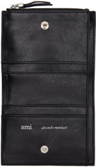 AMI Paris Black Voulez-Vous Folded Wallet