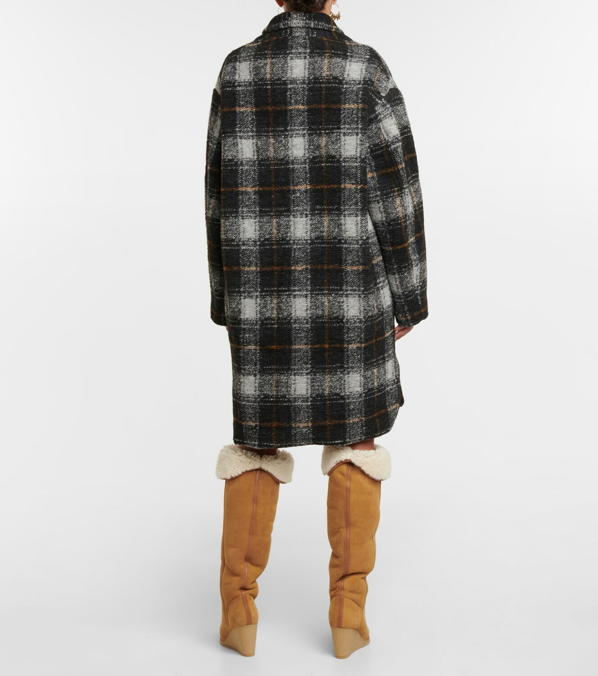 Marant Etoile Checked wool-blend coat Isabel Marant Etoile
