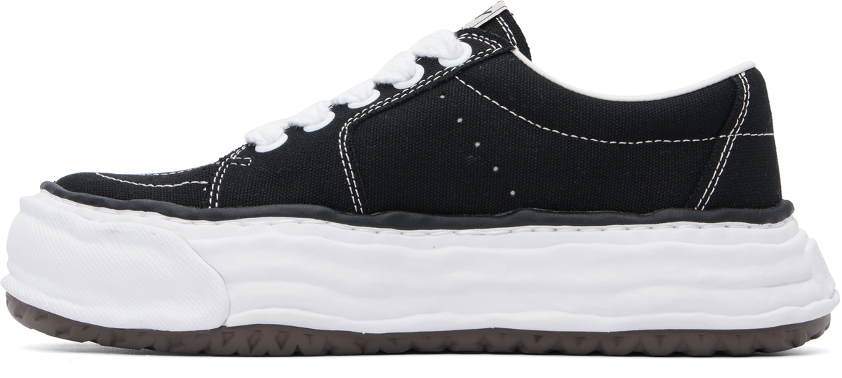 Maison MIHARA YASUHIRO Black 'Eric' OG Sole Canvas Low-Top Sneakers