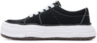 Maison MIHARA YASUHIRO Black 'Eric' OG Sole Canvas Low-Top Sneakers