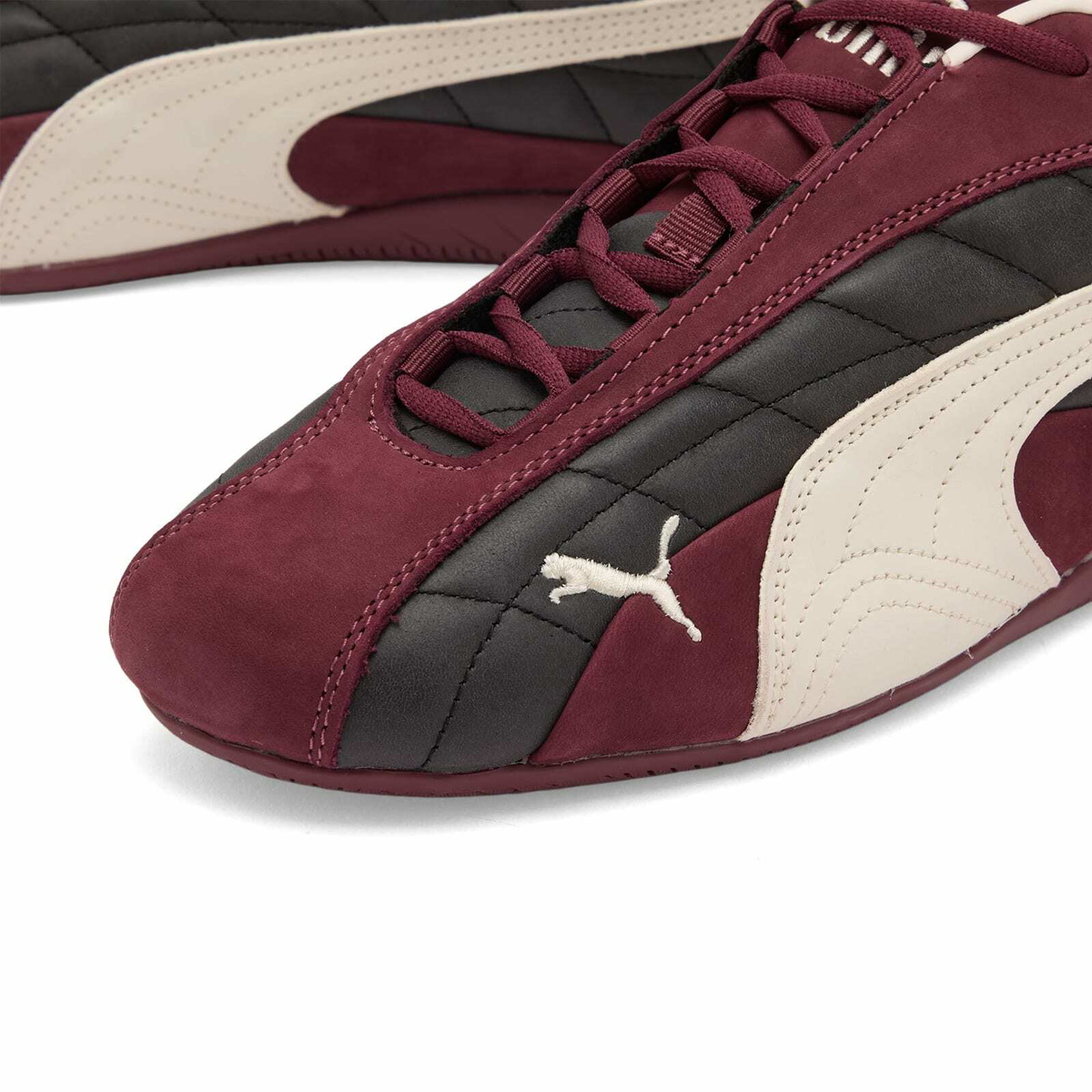Puma Speedcat Plus Quilted Sneaker in Ruby Shimmer/Warm White
