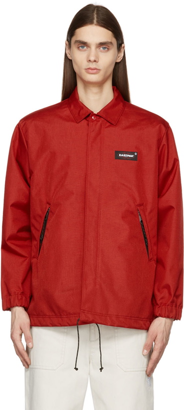 Photo: Undercover Red Eastpak Edition Nylon Jacket