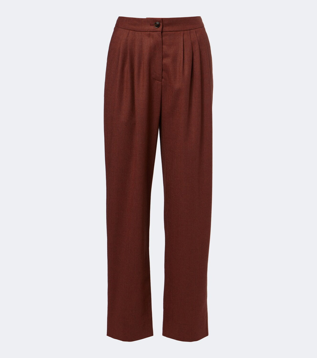 Blazé Milano Fox wool and cashmere straight pants