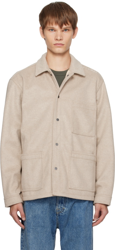 Photo: FORMA Beige Brushed Work Jacket