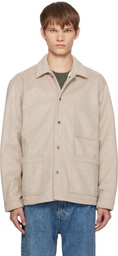 FORMA Beige Brushed Work Jacket